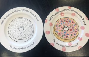 unpainted donut teacher gift